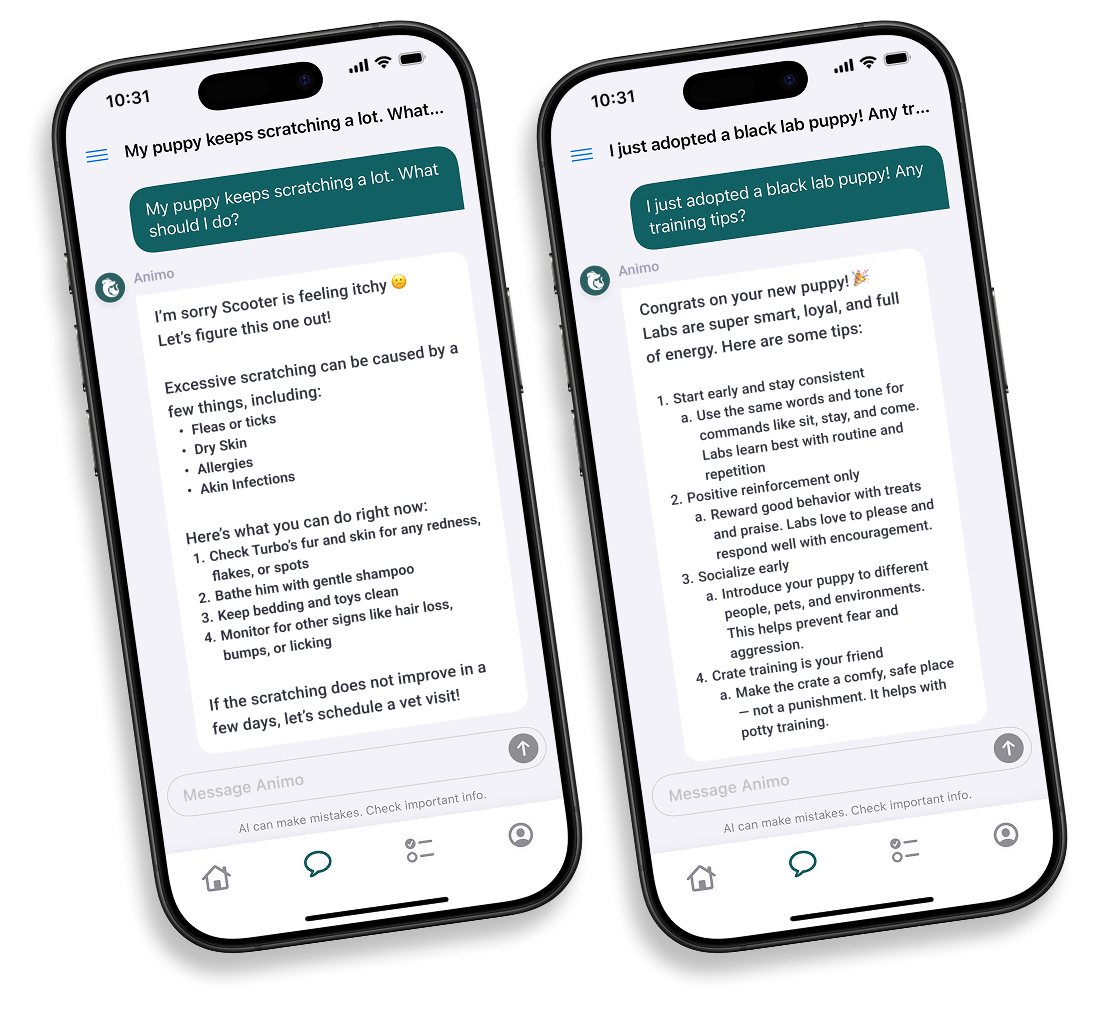 AI Chat Assistant Screenshot